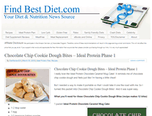 Tablet Screenshot of findbestdiet.com